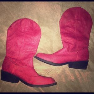 Red Rampage cowboy boots